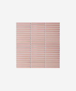 Porcelanico Chips Mosaic Pink